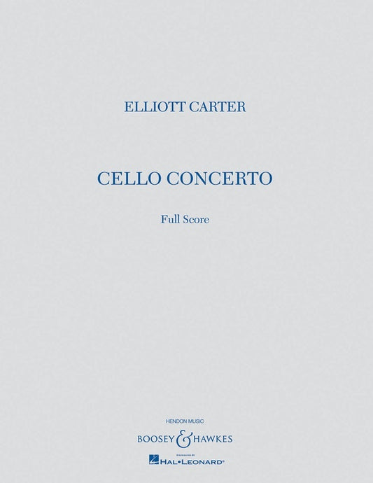 Cello Concerto Full Score (Softcover Book)