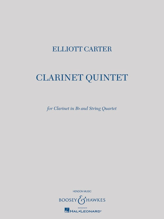 Clarinet Quintet B Flat clarinet Str Quartet Sco Pts (Music Score/Parts)