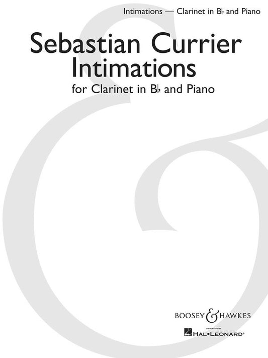 Intimations Clarinet/Piano (Softcover Book)