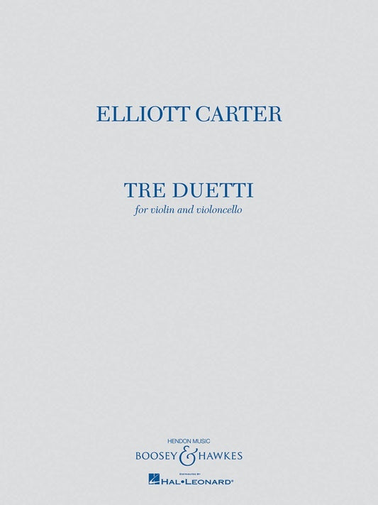Tre Duetti Violin/Cello Duets (Softcover Book)