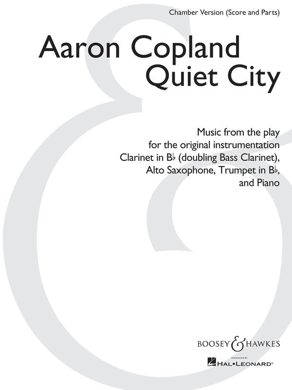 Quiet City (Chamber Version) Score/Parts