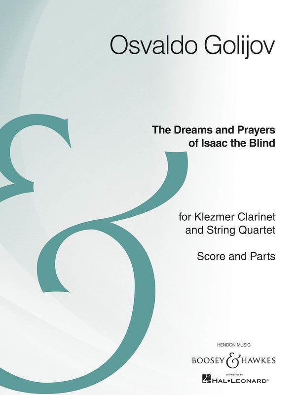 Dreams And Prayers Of Isaac The Blind clarinet/String (Softcover Book)