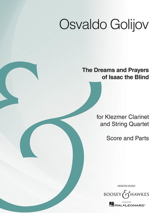 Dreams And Prayers Of Isaac The Blind clarinet/String (Softcover Book)