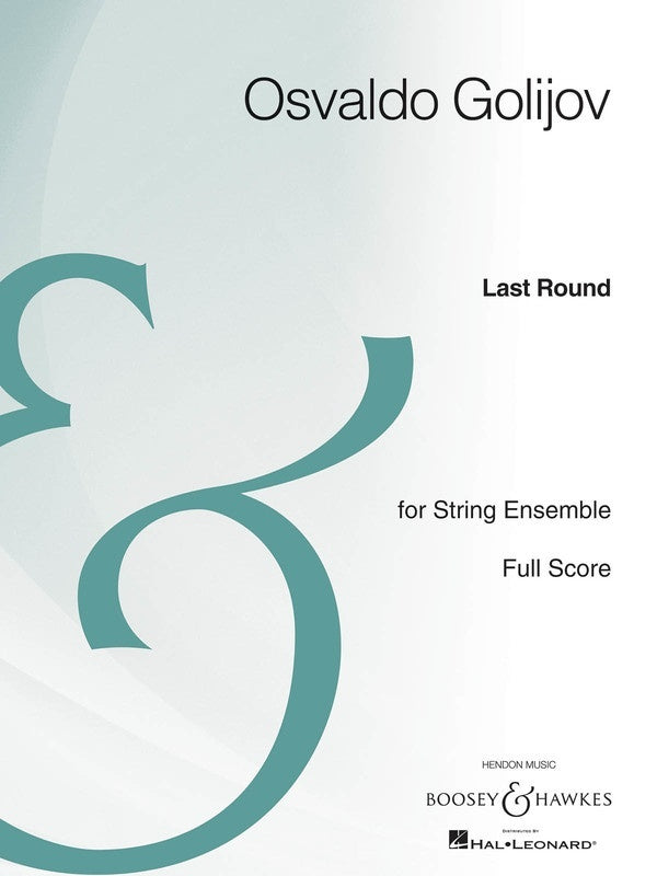 Last Round String Ensemble Score Only (Softcover Book)