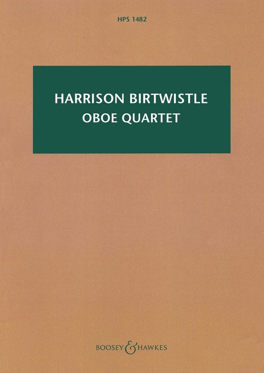 Oboe Quartet Study Score