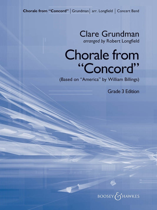 Chorale From Concord Concert Band 3 Score/Parts
