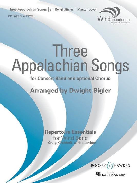 Three Appalachian Songs Concert Band 4 Score/Parts
