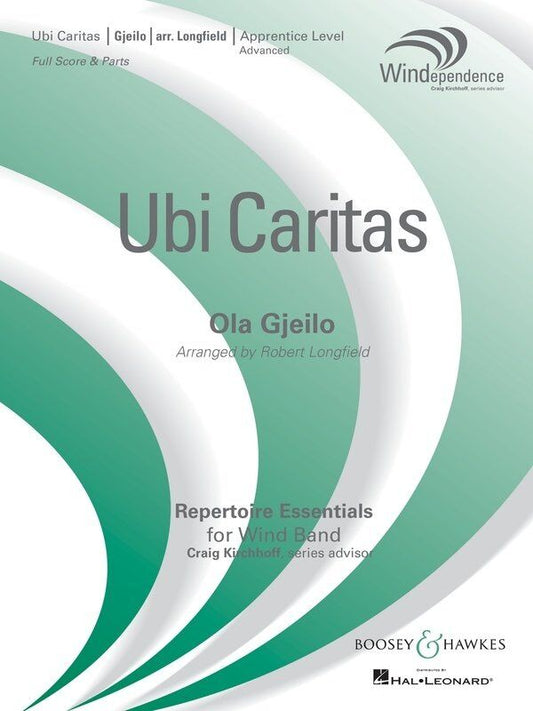 Ubi Caritas for Concert Band CB3 SC/PTS