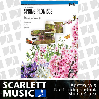 Spring Promises Late Intermediate Piano Solo — view 2