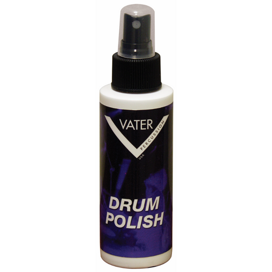 Vater Drum Polish - Carnauba Enriched Anti-Static Formula for Drum Shells