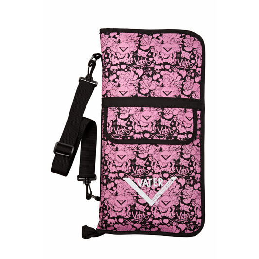 Vater Pink Stick Bag with All-Over Style Print and Multiple Pockets for Accessory Storage