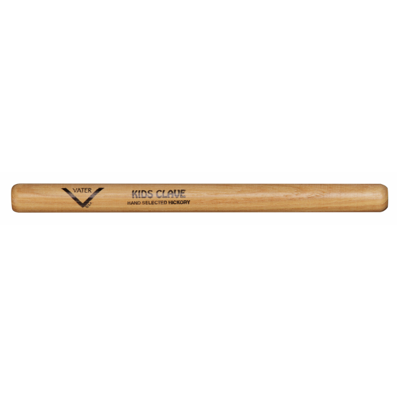 Vater Kids Clave - 7” American Hickory Musical Instrument for Kids
