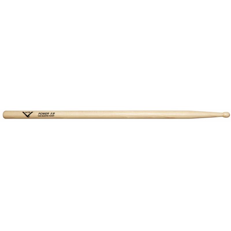 Vater Power 5B Wood Tip Drumsticks - 1/2" Extra Length