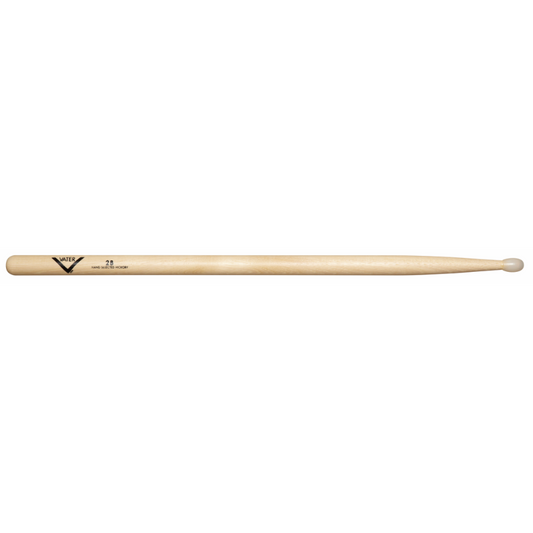 Vater 2B Nylon Tip Drumsticks - Oval Tip for Enhanced Surface Contact