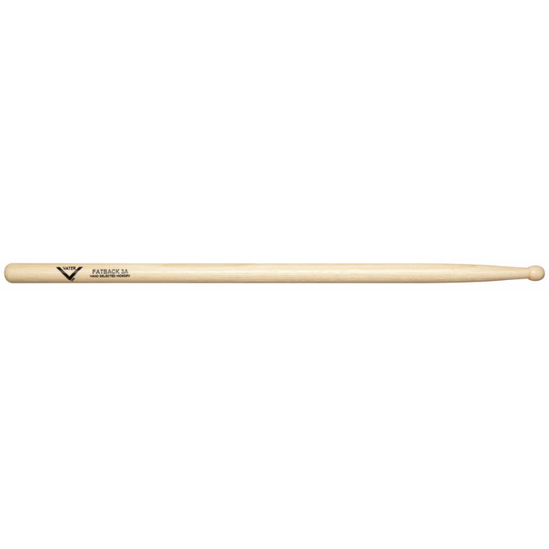 VATER 3A Wood Tip Drumsticks - Longer Version for Added Reach