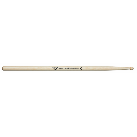 Vater Classics 8D Jazz Drumsticks - 16" Length, 7A Grip, Acorn Tip