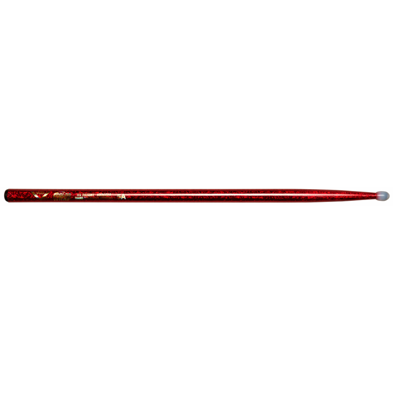 Vater Color Wrap 5A Red Sparkle Nylon Tip Drumsticks