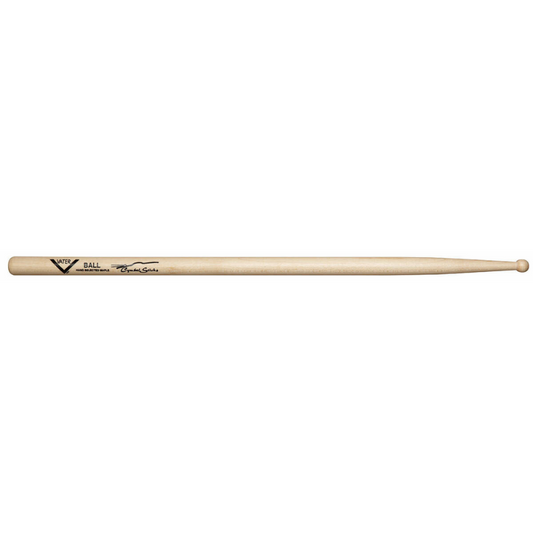 Vater Cymbal Ball Wood Tip Drumsticks - 5A Grip, Sugar Maple, Bright Ping Tones