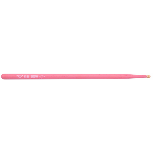 Vater Elise Trouw Model Drumsticks - 16" Length, 7A Grip, Pink Finish