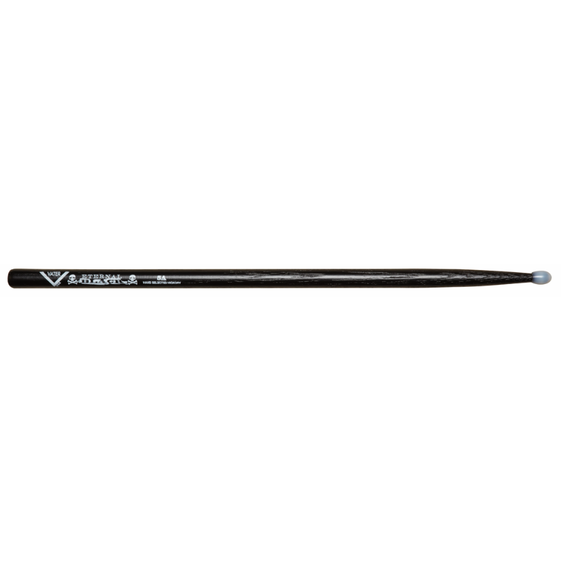 Vater Eternal Black 5A Nylon Tip Drumsticks