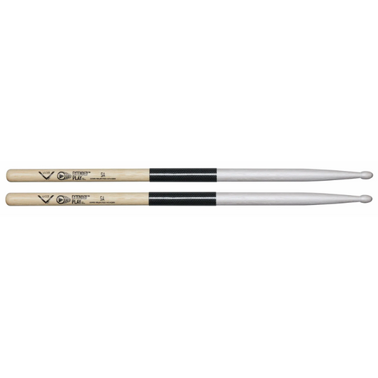 Vater Extended Play 5A Drumsticks Wood Tip with Enhanced Durability and Impact Resistance