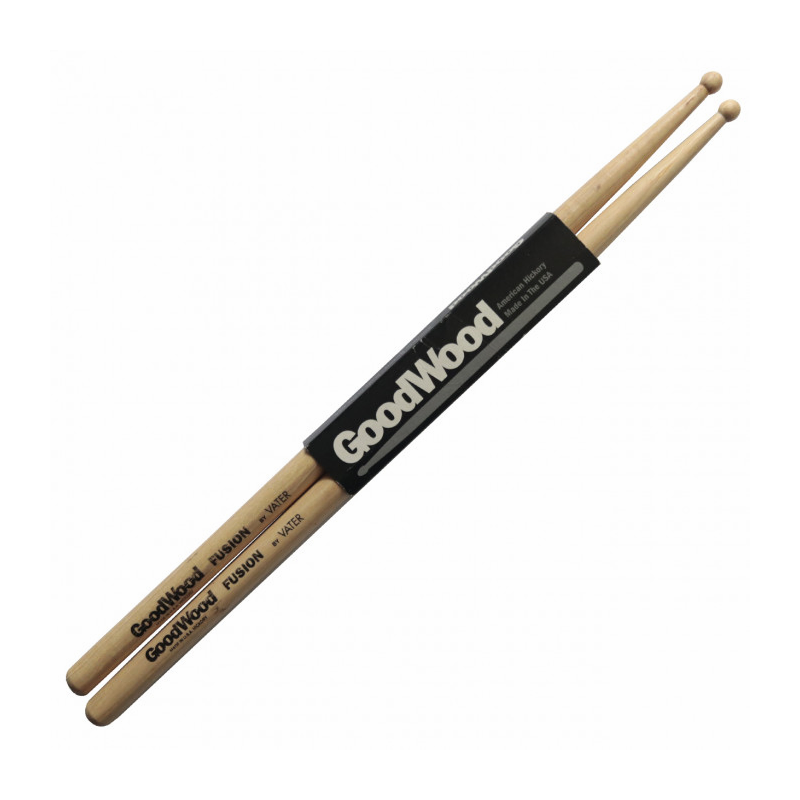 Vater Goodwood Fusion Wood Tip Drumsticks - American Hickory, Durable, Budget-Friendly