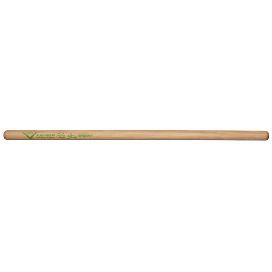 Vater Morgan Rose Alien Freak Drumstick - Double Butt-End, Dark Hickory, No Finish, Comfortable Sanded Feel