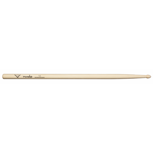 Vater Nude Series 1A Wood Tip Drumstick with 5B Grip and Acorn Tip
