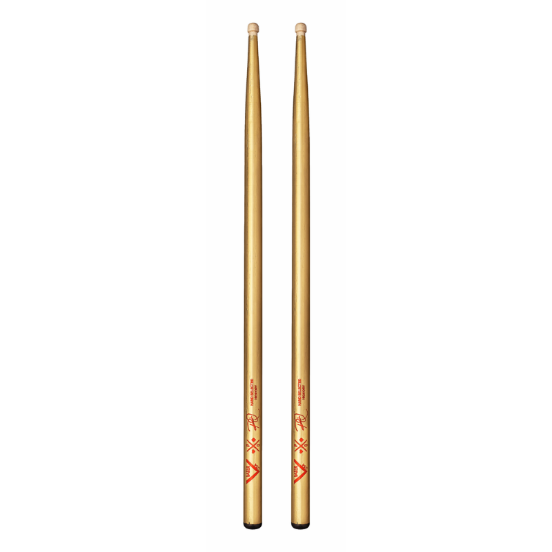 Vater Pocket Queen Model Drumsticks with 5A Grip and Gold Finish