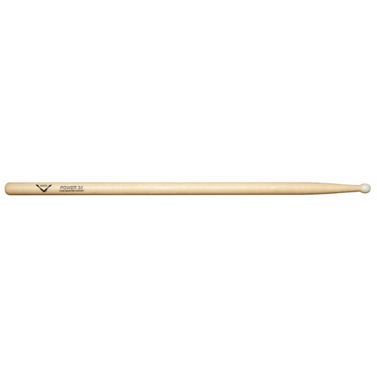 Vater Power 3A Nylon Tip Drumsticks - Longer Version for Added Reach