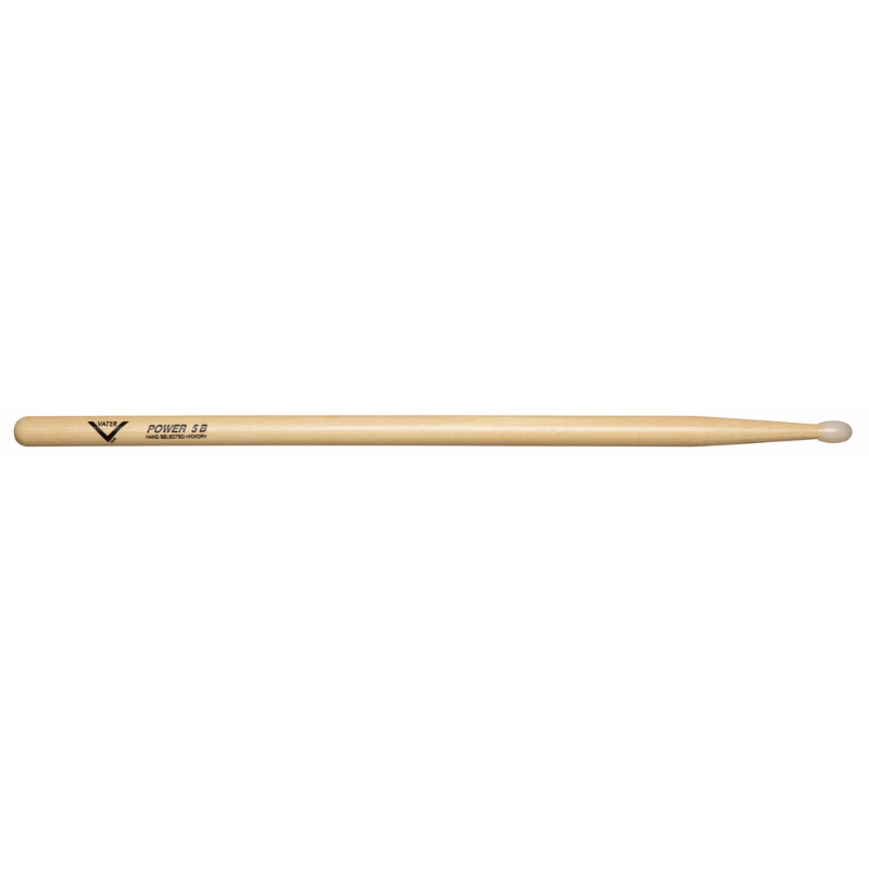 Vater Power 5B Drumsticks with Nylon Tip - Extra Length 1/2”
