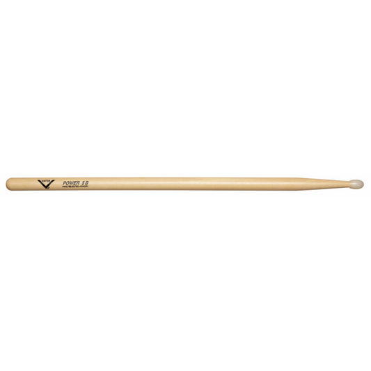 Vater Power 5B Drumsticks with Nylon Tip - Extra Length 1/2”