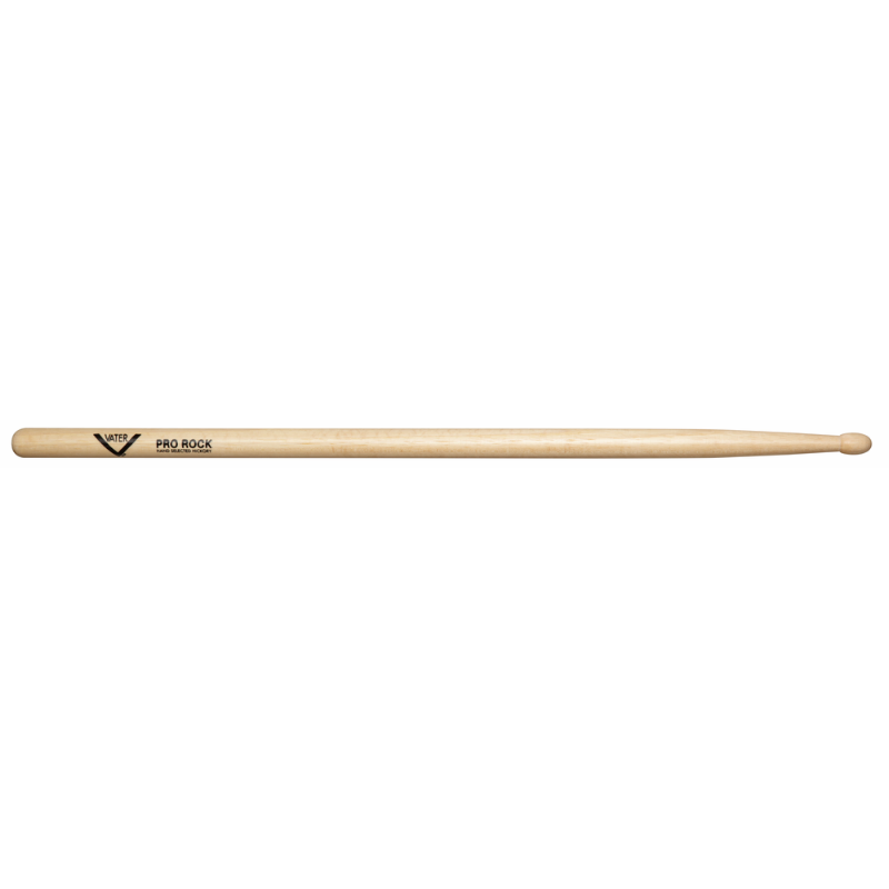 Vater Pro Rock Drumsticks with Wood Tip, Slightly Under 5A Grip, Oval Tip