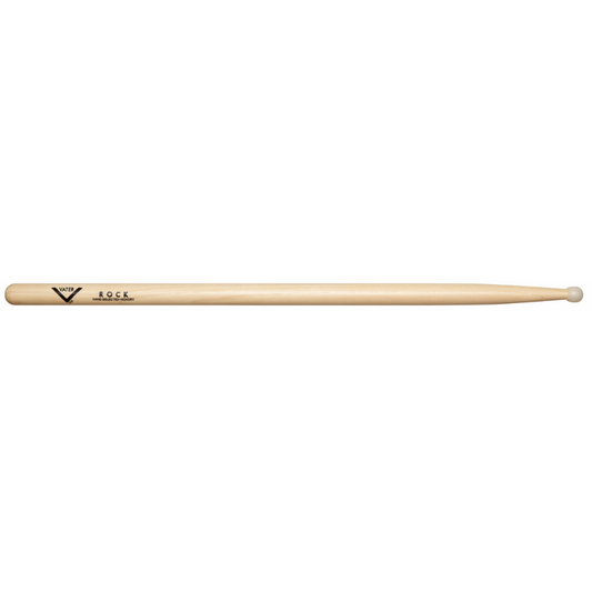 Vater Rock Nylon Tip Drumsticks with Full Sized Barrel Tip and Long Shaft