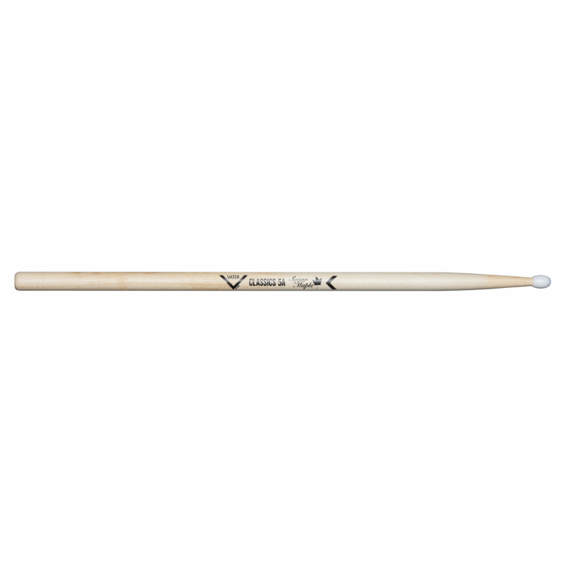 Vater Sugar Maple Classics 5A Drumsticks with Acorn Tip and Oval Nylon Tip