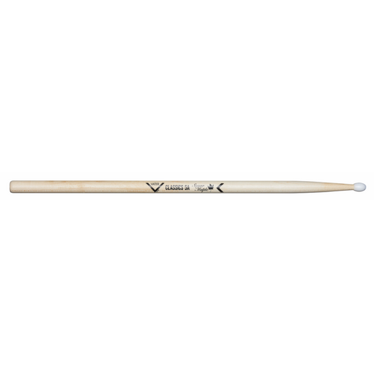 Vater Sugar Maple Classics 5A Drumsticks with Acorn Tip and Oval Nylon Tip
