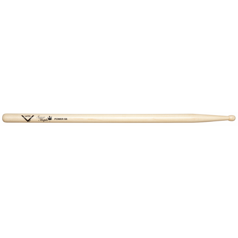 Vater Sugar Maple Power 5B Wood Tip Drumsticks