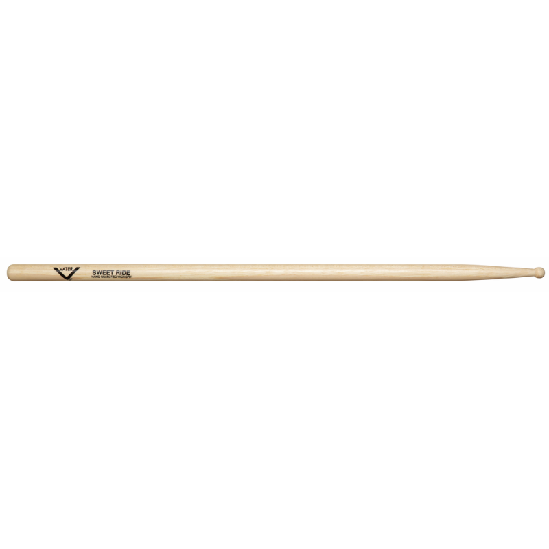 Vater Sweetride Wood Tip Drumsticks - Extra Small Round Tip for Cymbals