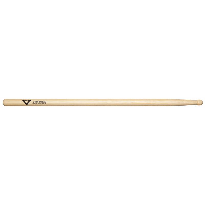 Vater Universal Wood Tip Drumsticks - Sturdy Neck, Rounded Oval Style Tip
