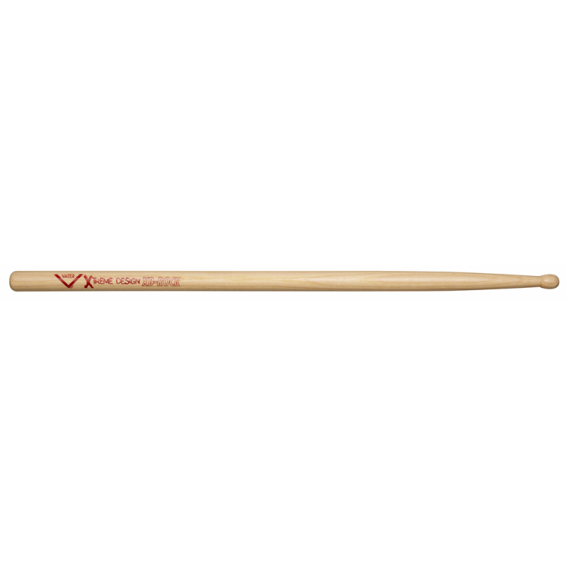 Vater Xtreme Design Rock Wood Tip Drumstick 2B Style