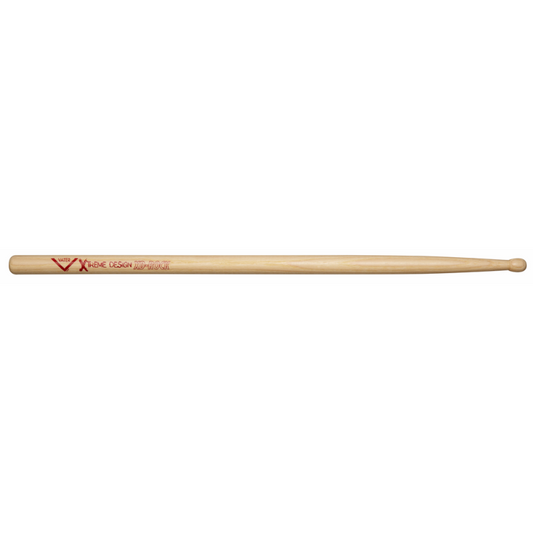 Vater Xtreme Design Rock Wood Tip Drumstick 2B Style