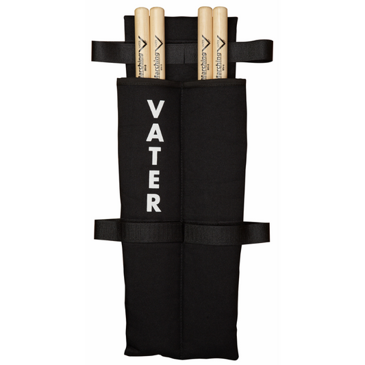 Vater Marching Double Quiver with Adjustable Velcro Straps for Snare Drums