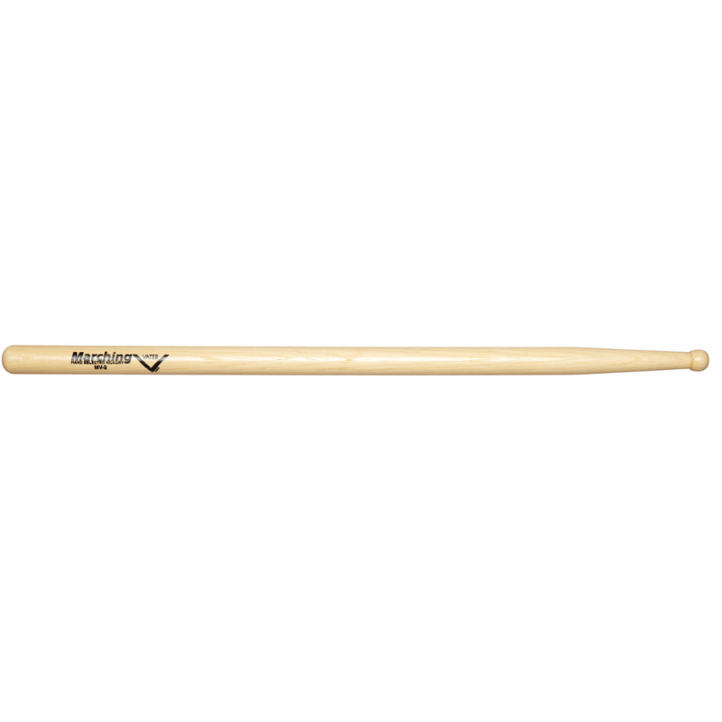 Vater Marching Sticks MV2 - Long Taper with Round Tip for Quick Response and Control