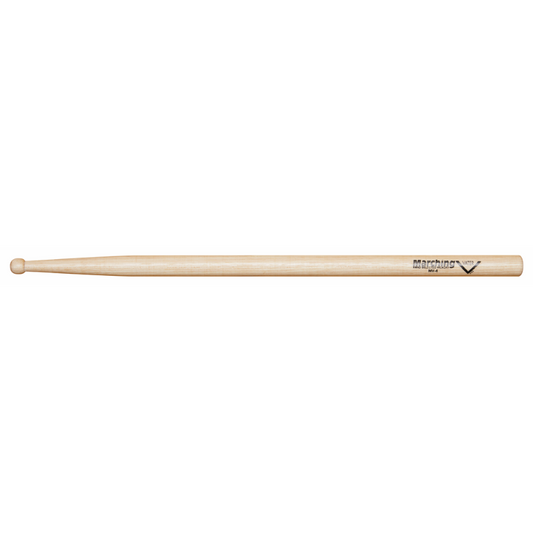 Vater Marching Sticks MV4 with Short Taper and Round Bead for Increased Volume and Articulation
