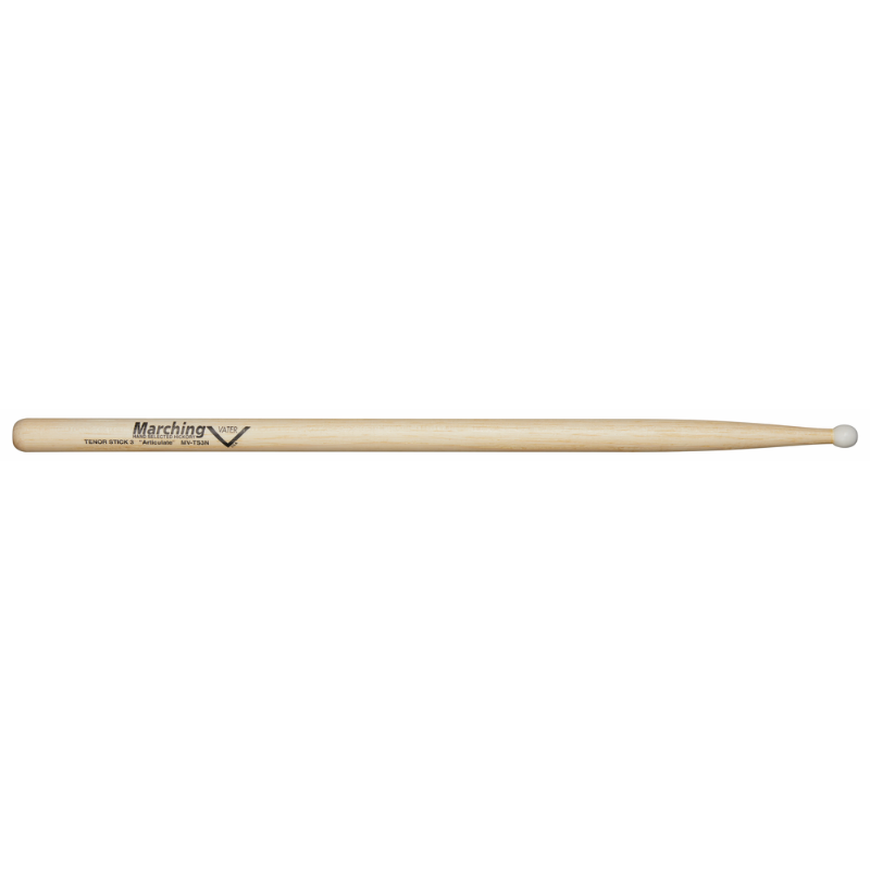 Vater MV-TS3N Articulate Tenor Stick 3 with Nylon Tip for Indoor Drumlines