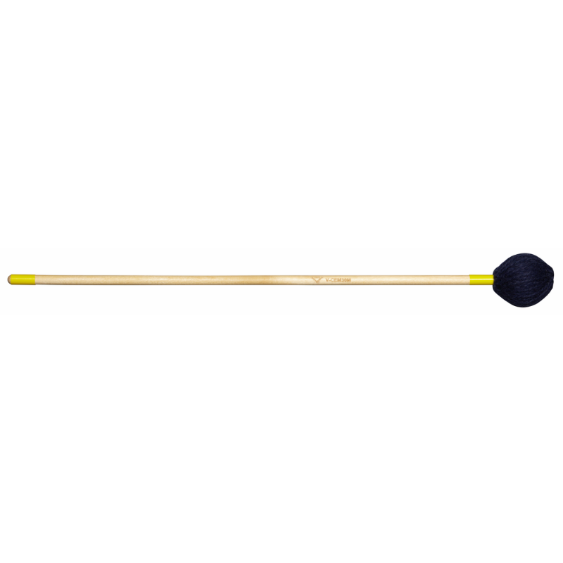Vater V-CEM30M Concert Ensemble Marimba Mallets, Medium, Oval-Shaped, Hard Rubber Cores, Wool Yarn, Birch Handles
