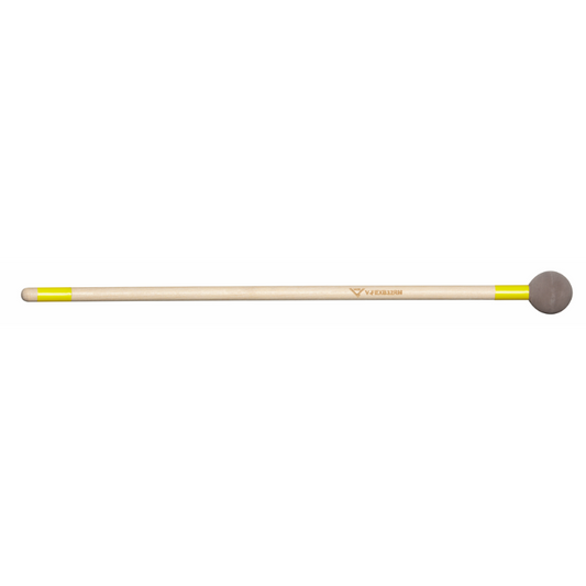 Vater V-FEXB32RM Front Ensemble Xylophone Bell Rubber Mallet - Medium, 1 1/8" Round Head, Brown, Birch
