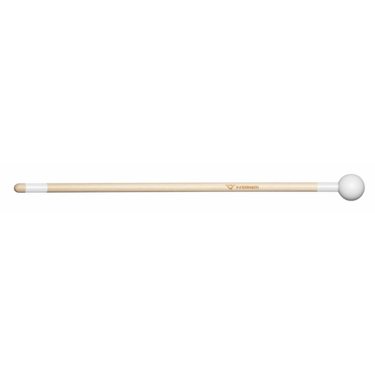Vater V-FEXB60EH Front Ensemble Xylophone Bell - Birch Extra Hard 1 1/8” Plastic Ball Glossy White