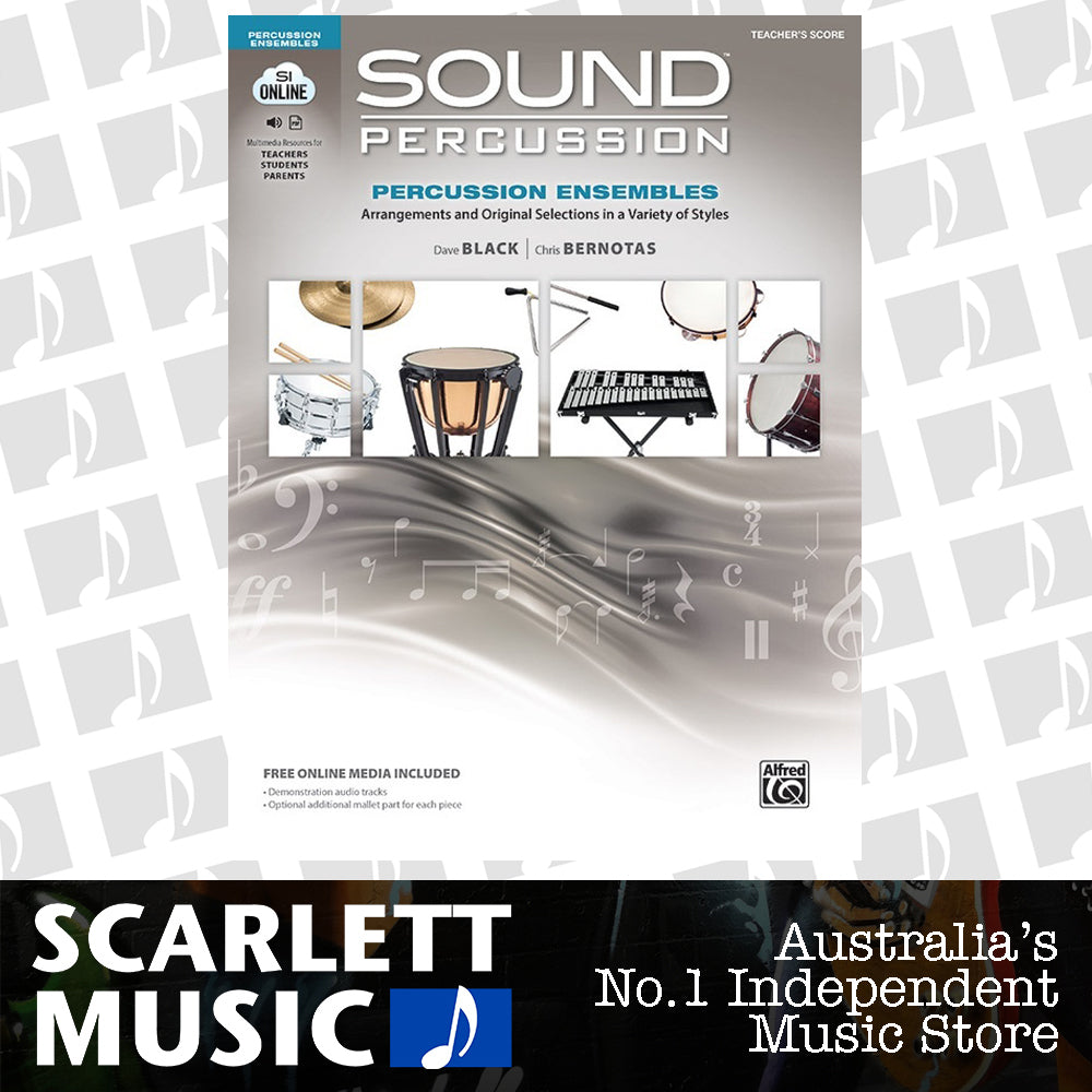 Sound Percussion Ensembles Teacher's Score — view 2