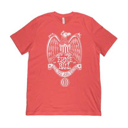 Ernie Ball 1962 Strings & Things Red T-Shirt XL